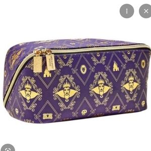 Disney Evil Queen Purple and Gold Cosmetic Bag